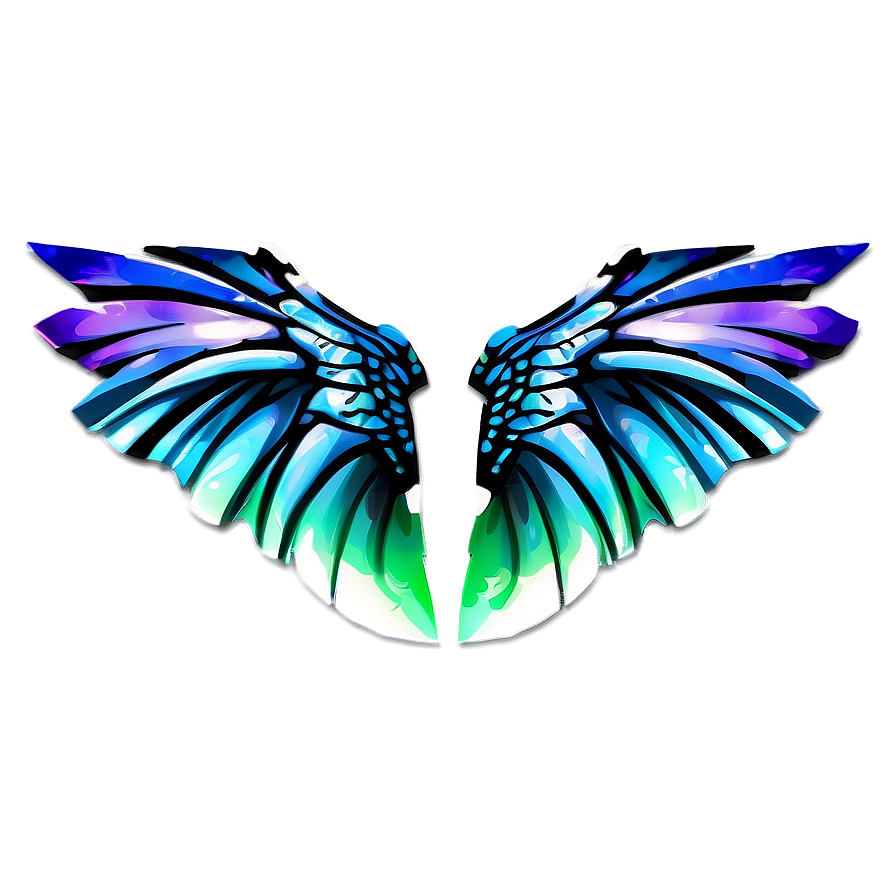 Celestial Dragon Wings Png Dux64 PNG Image