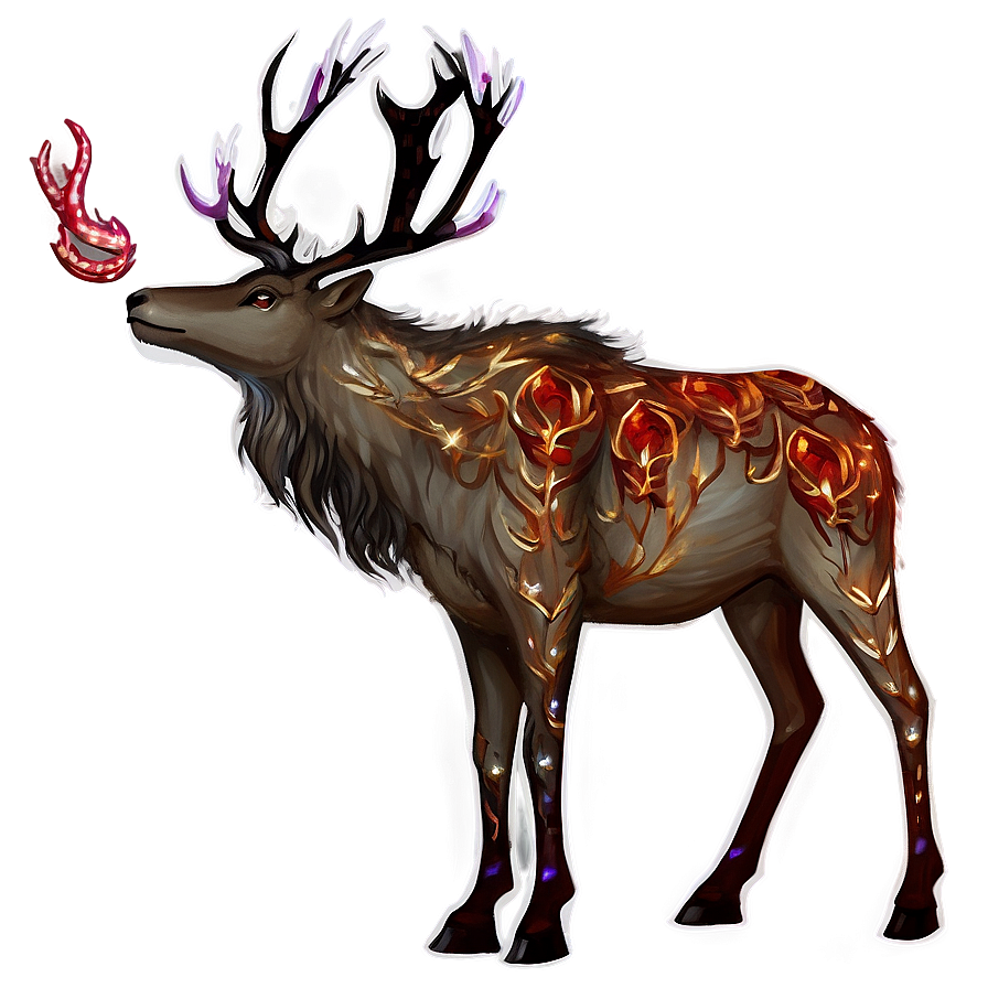 Celestial Stag Png Gfo32 PNG Image