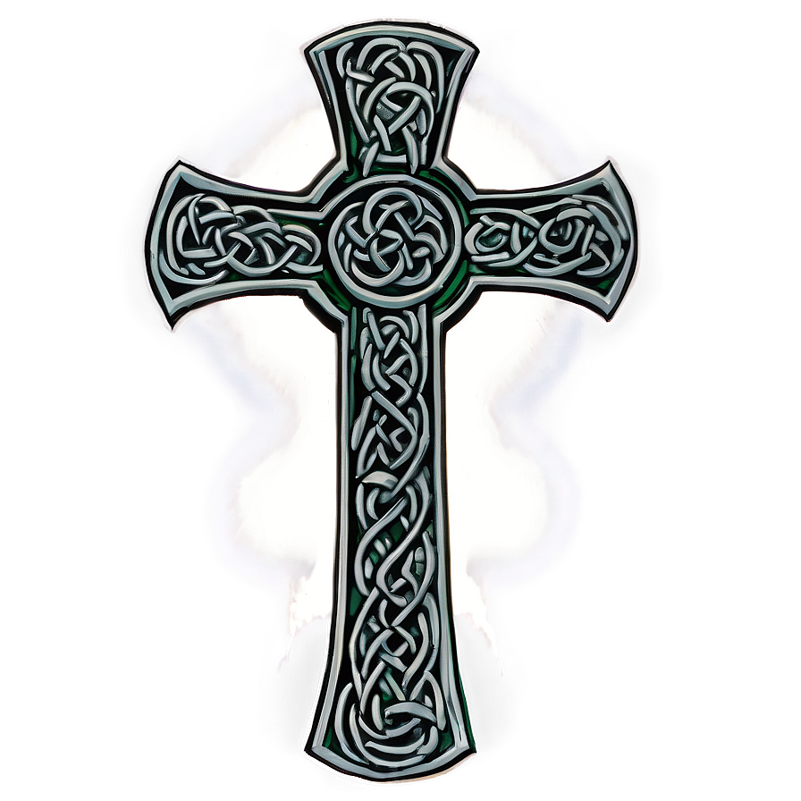 Celtic Catholic Cross Drawing Png 06122024 PNG Image