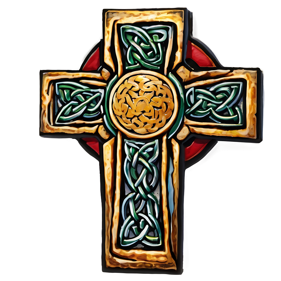 Celtic Cross In Sunrise Png Skd2 PNG Image