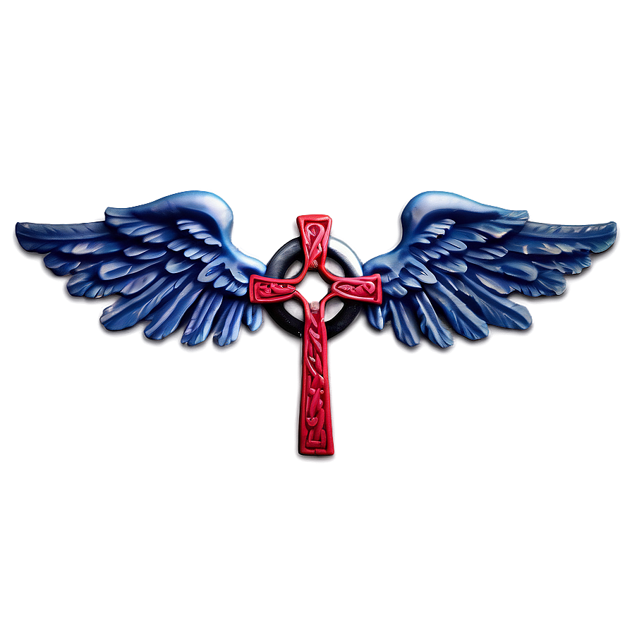 Celtic Cross With Angel Wings Png Kay69 PNG Image