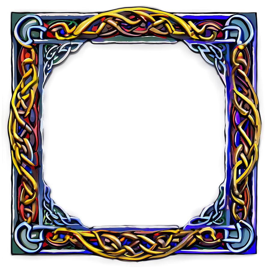 Celtic Decorative Frame Png 06292024 PNG Image