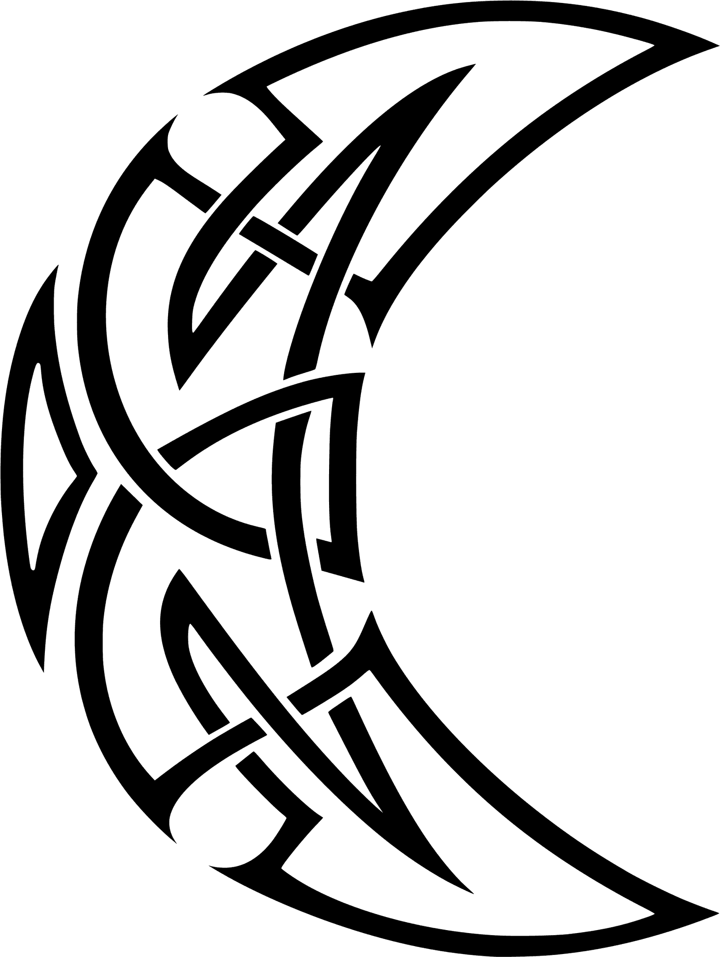 Celtic Knot Design Graphic PNG Image