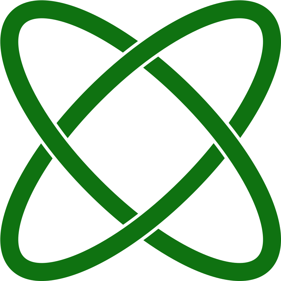 Celtic Knot Green Icon PNG Image