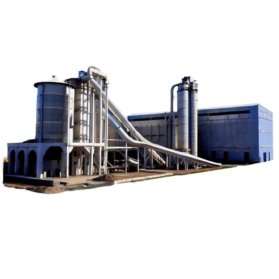 Cement Industry Factory Png Lrq PNG Image