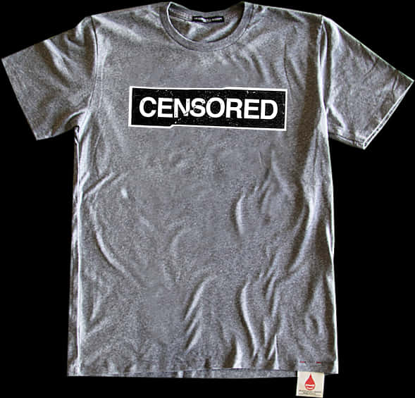 Censored T Shirt Design PNG Image