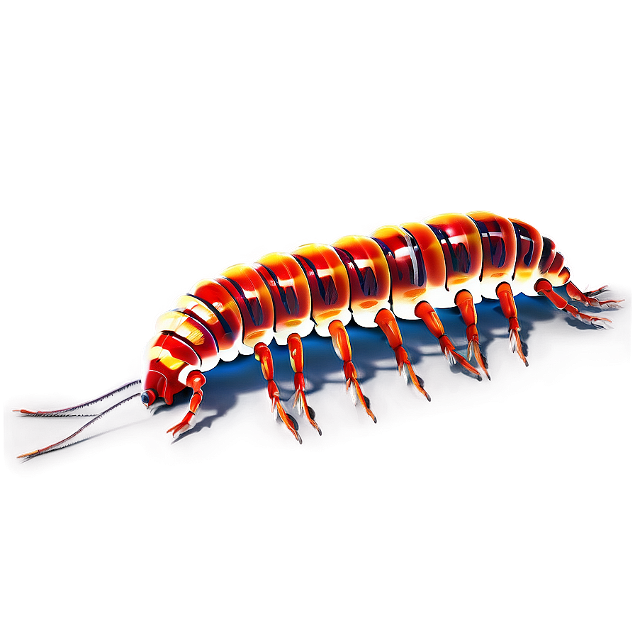 Centipede Anatomy Close-up Png Skm76 PNG Image