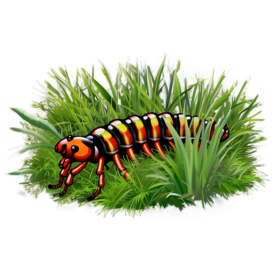 Centipede In Grass Png Ipq PNG Image