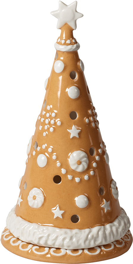 Ceramic Christmas Tree Cookie Jar PNG Image