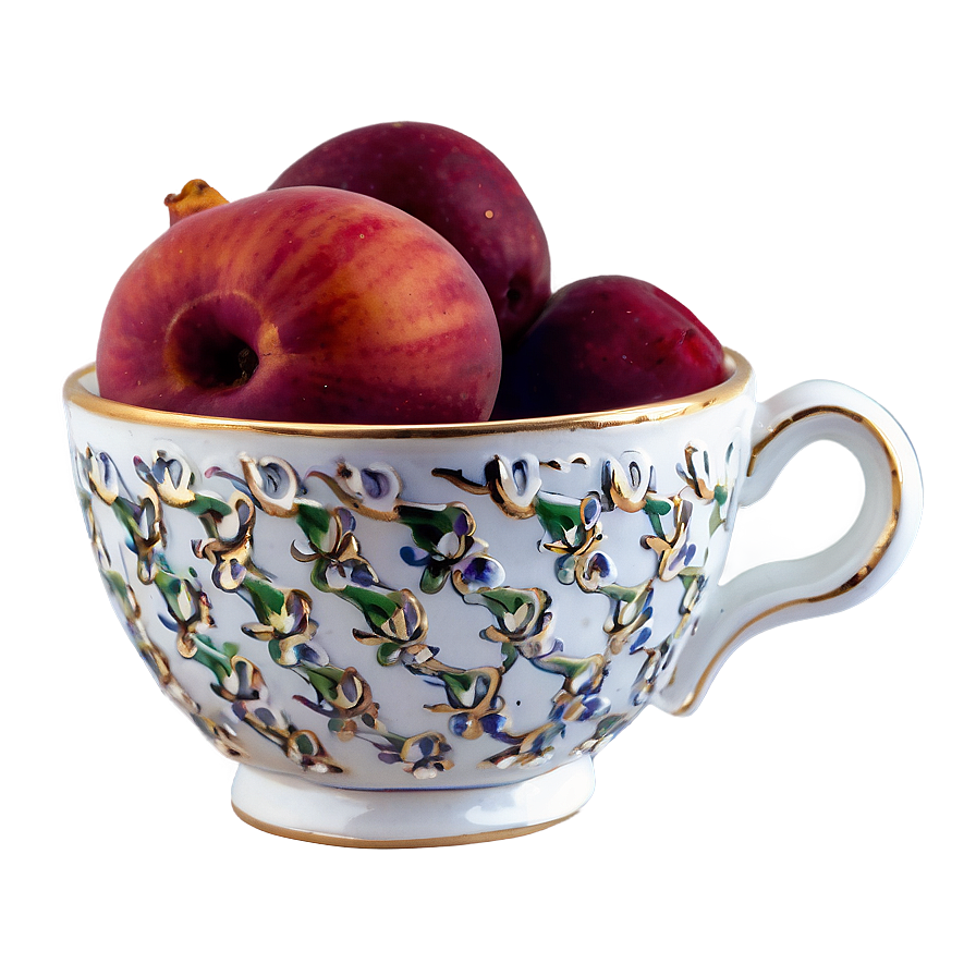 Ceramic Teacup Png Erl62 PNG Image