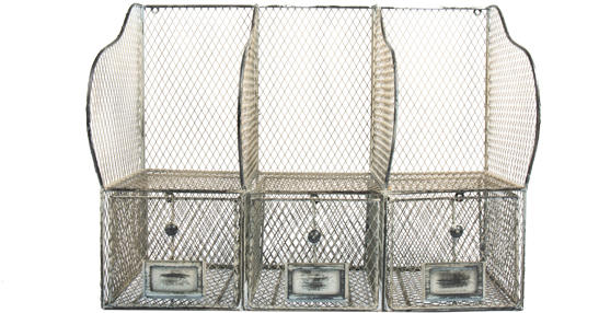 Chain Link Desk Organizer PNG Image