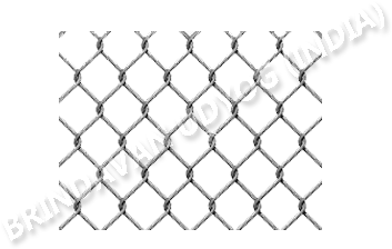 Chain Link Fencewith Text Overlay PNG Image