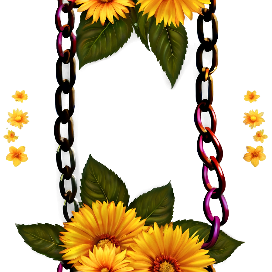 Chain Of Flowers Png 74 PNG Image