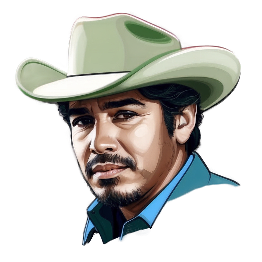 Chalino Sanchez Colorful Illustration Png 06212024 PNG Image