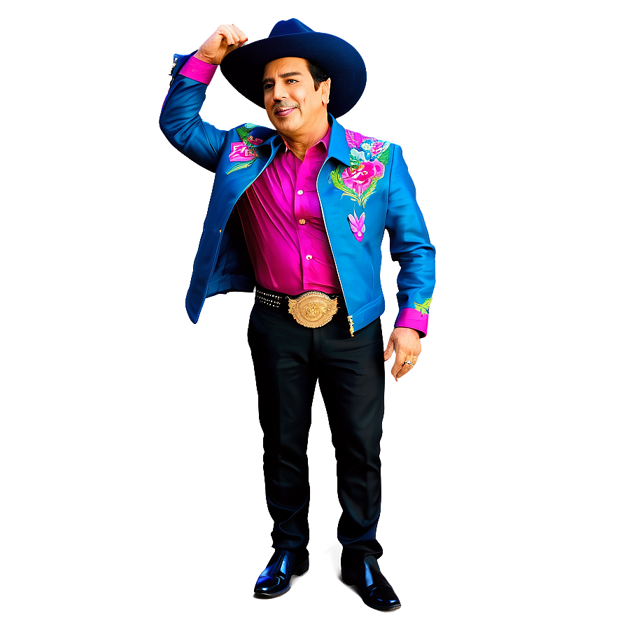 Chalino Sanchez Colorful Illustration Png 54 PNG Image