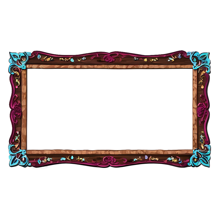 Chalkboard Wedding Frame Png 12 PNG Image