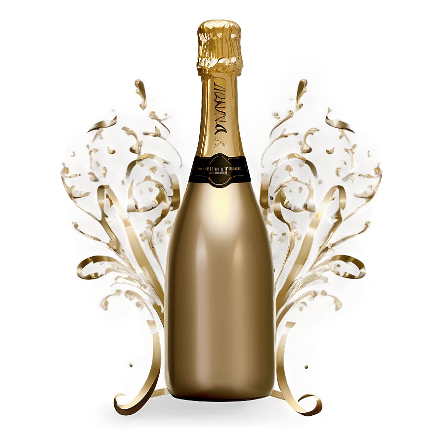 Champagne Gold Elegance Png 05232024 PNG Image