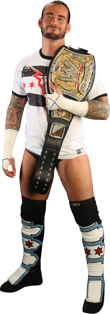 Champion Wrestlerwith Belt PNG Image