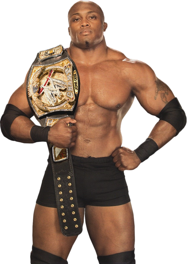 Champion Wrestlerwith Belt PNG Image