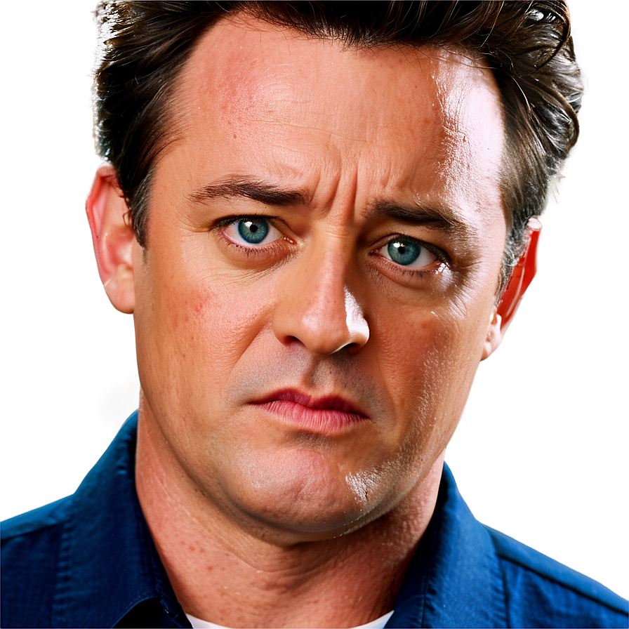 Chandler Bing Sarcastic Face Png Rtb83 PNG Image