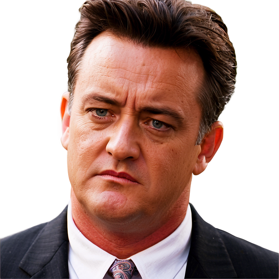 Chandler Bing Sarcastic Face Png Vci PNG Image