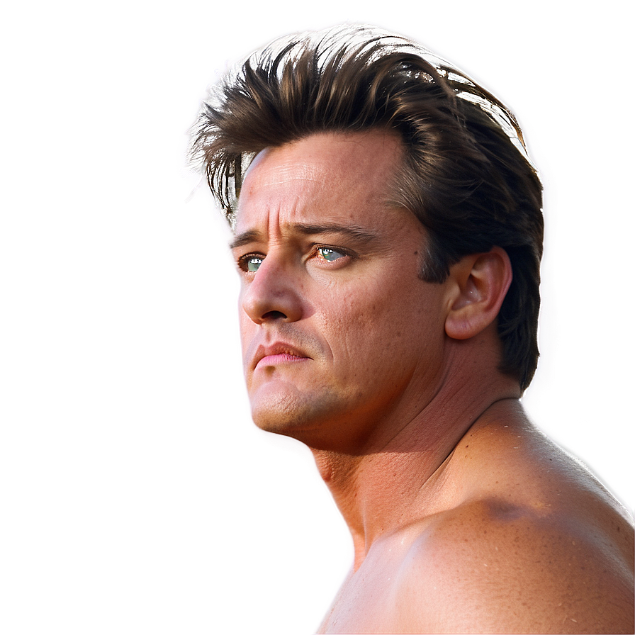 Chandler Bing Watching Baywatch Png 85 PNG Image