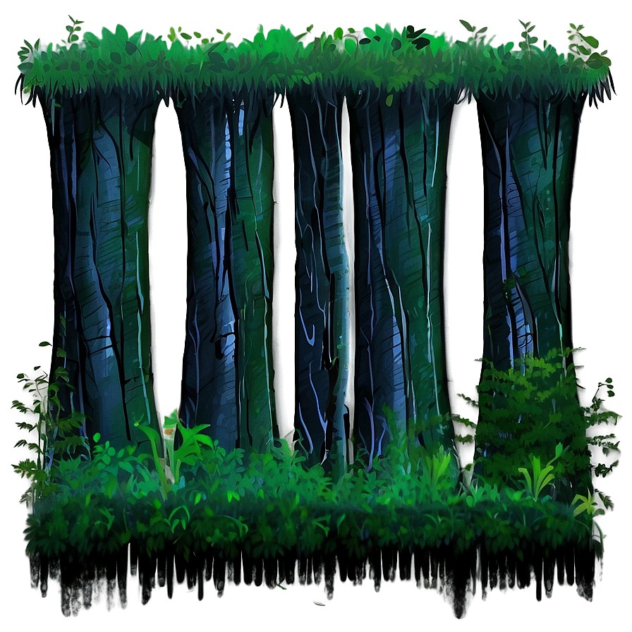 Chaos In Nature Forest Png 13 PNG Image