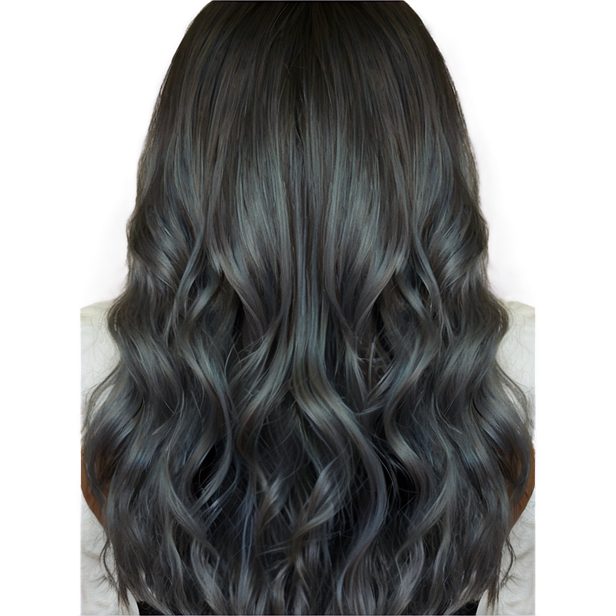 Charcoal Grey Hair Png 06282024 PNG Image