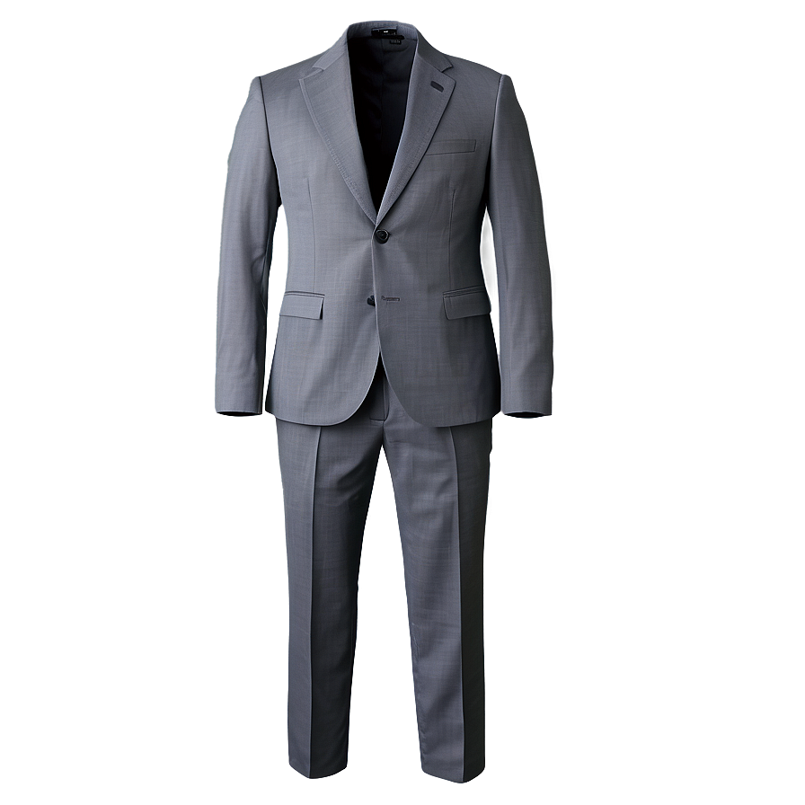 Charcoal Grey Suit And Tie Png Ojj PNG Image