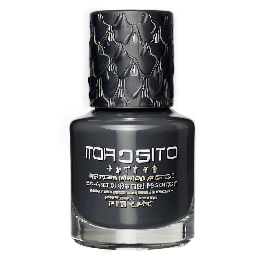 Charcoal Nail Polish Png Cku PNG Image