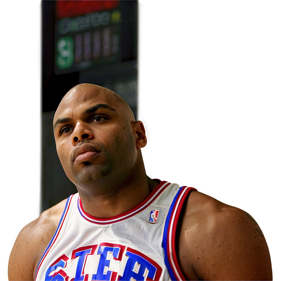 Charles Barkley Philadelphia 76ers Png 06252024 PNG Image