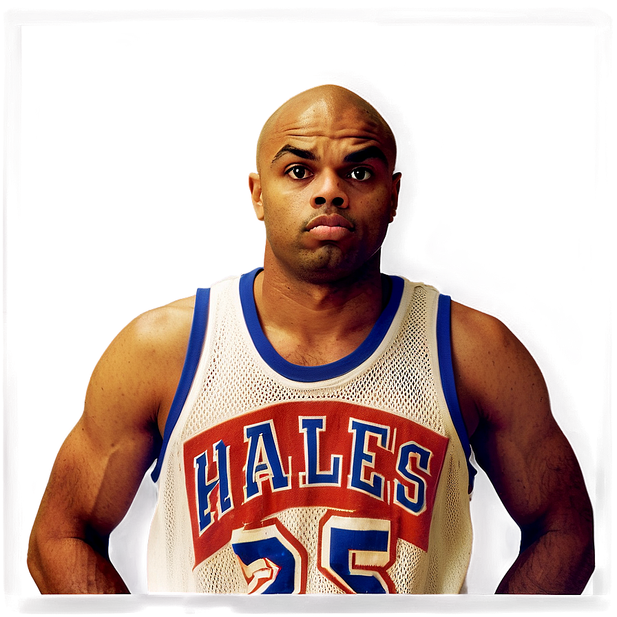 Charles Barkley Vintage Poster Png Vcc PNG Image