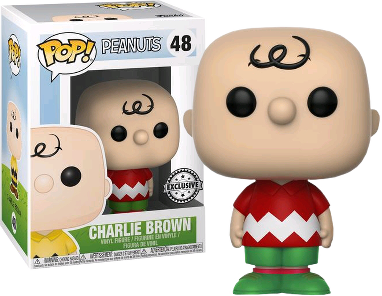 Charlie Brown Funko Pop Figure PNG Image