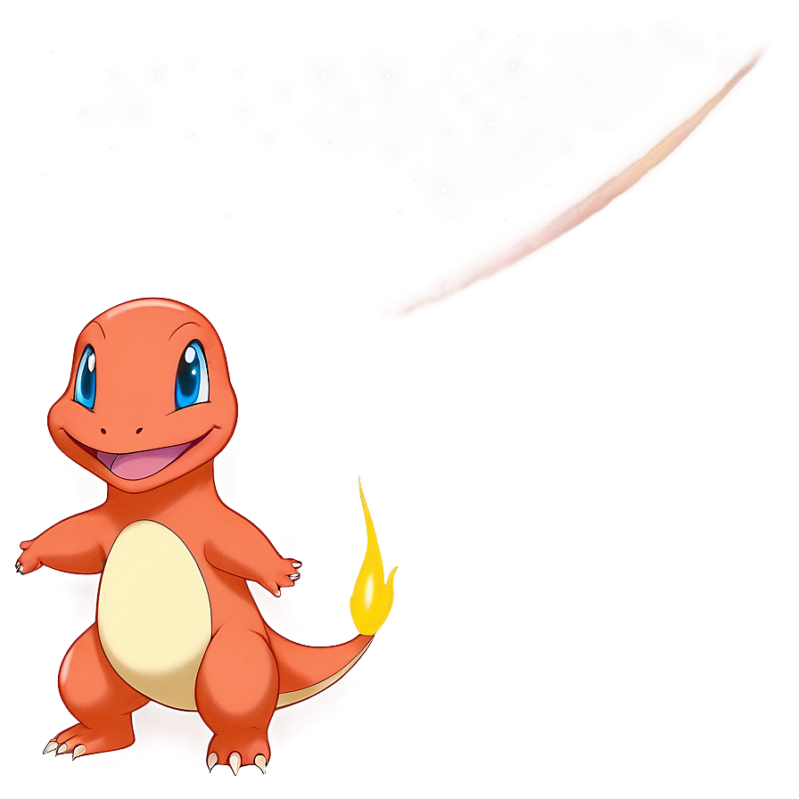 Charmander In Galaxy Theme Png Avp PNG Image