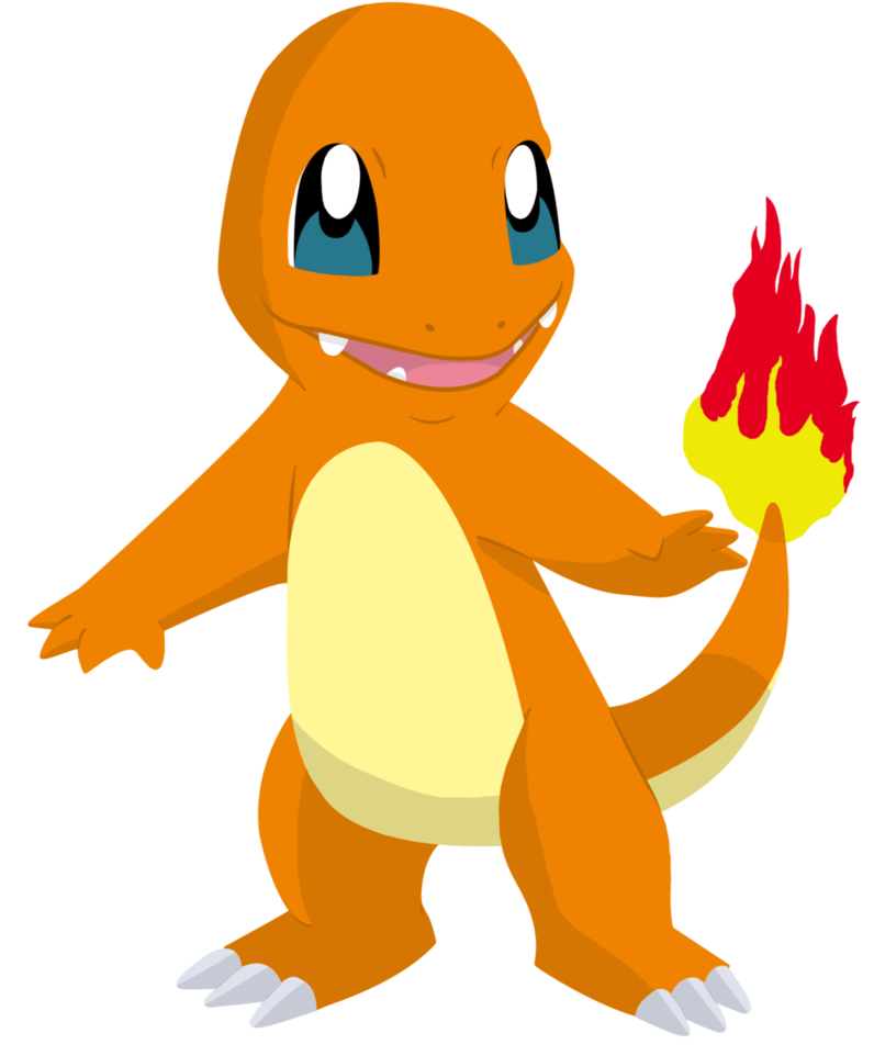 Charmander Pokemon Illustration PNG Image