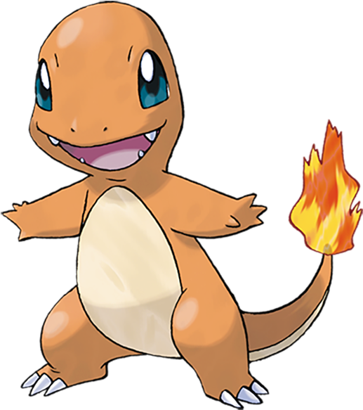 Charmander Pokemon Illustration PNG Image