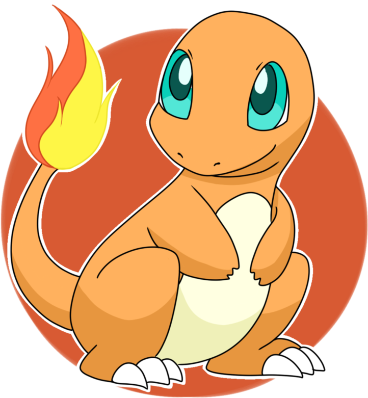 Charmander Pokemon Illustration PNG Image