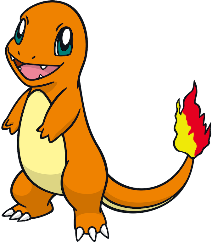 Charmander Pokemon Illustration.png PNG Image