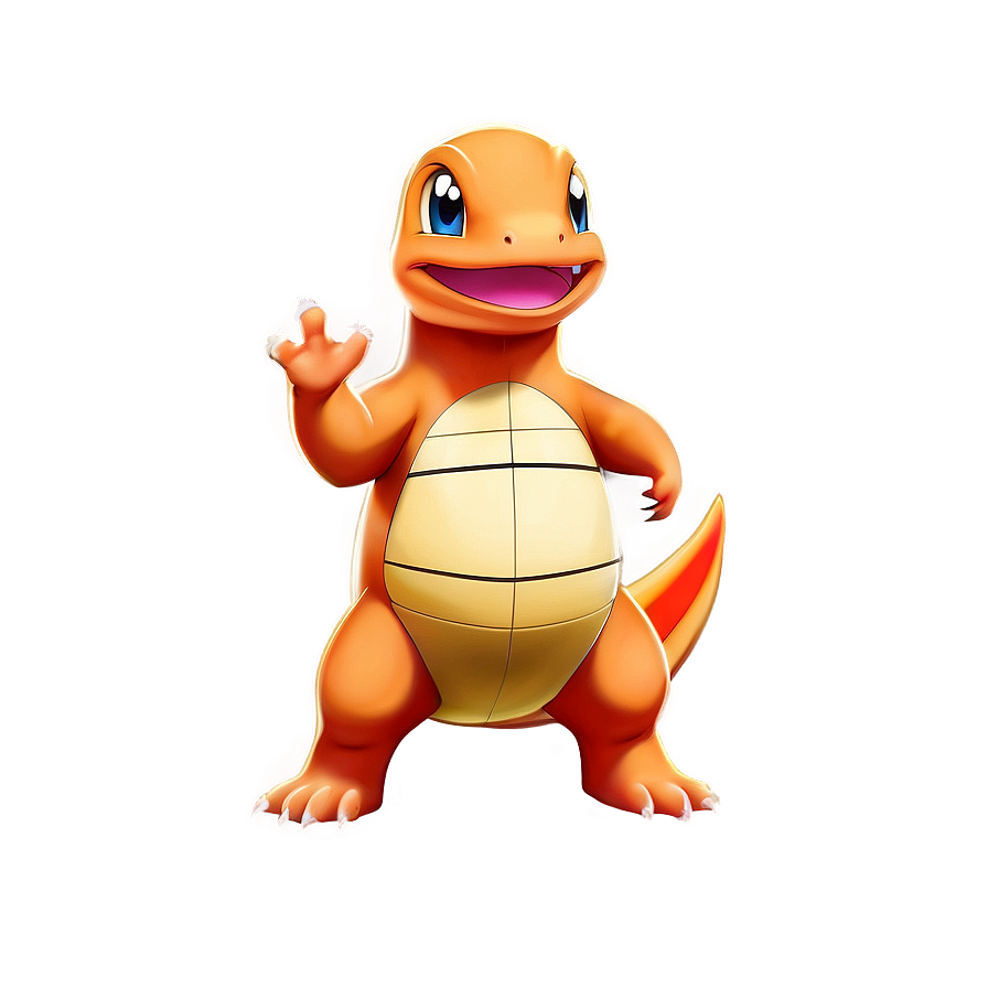 Charmander With Championship Belt Png 05212024 PNG Image