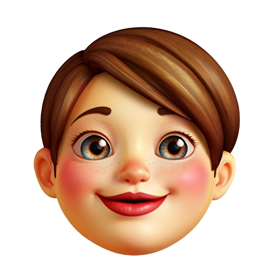 Charming Face Emoji Png Qlb PNG Image