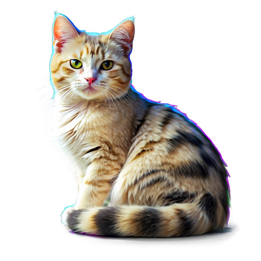 Charming Kitty Art Png Qck9 PNG Image