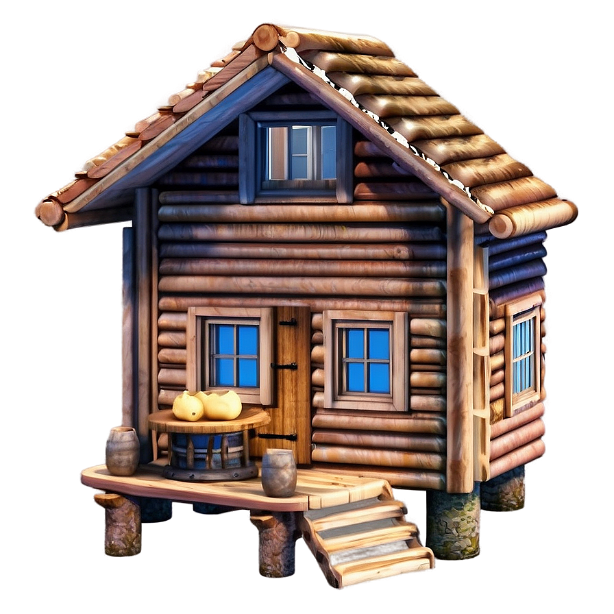 Charming Log Cabin Interior Png 28 PNG Image