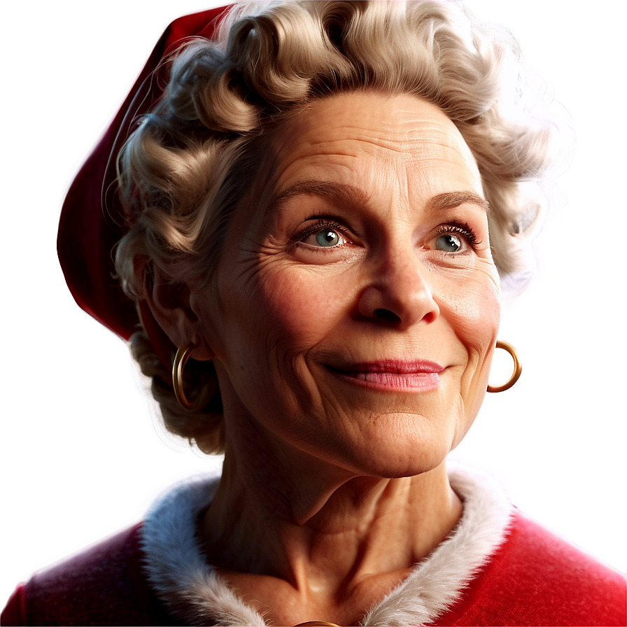 Charming Mrs Claus Art Png 8 PNG Image