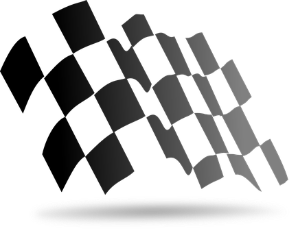 Checkered Flag Abstract Design PNG Image