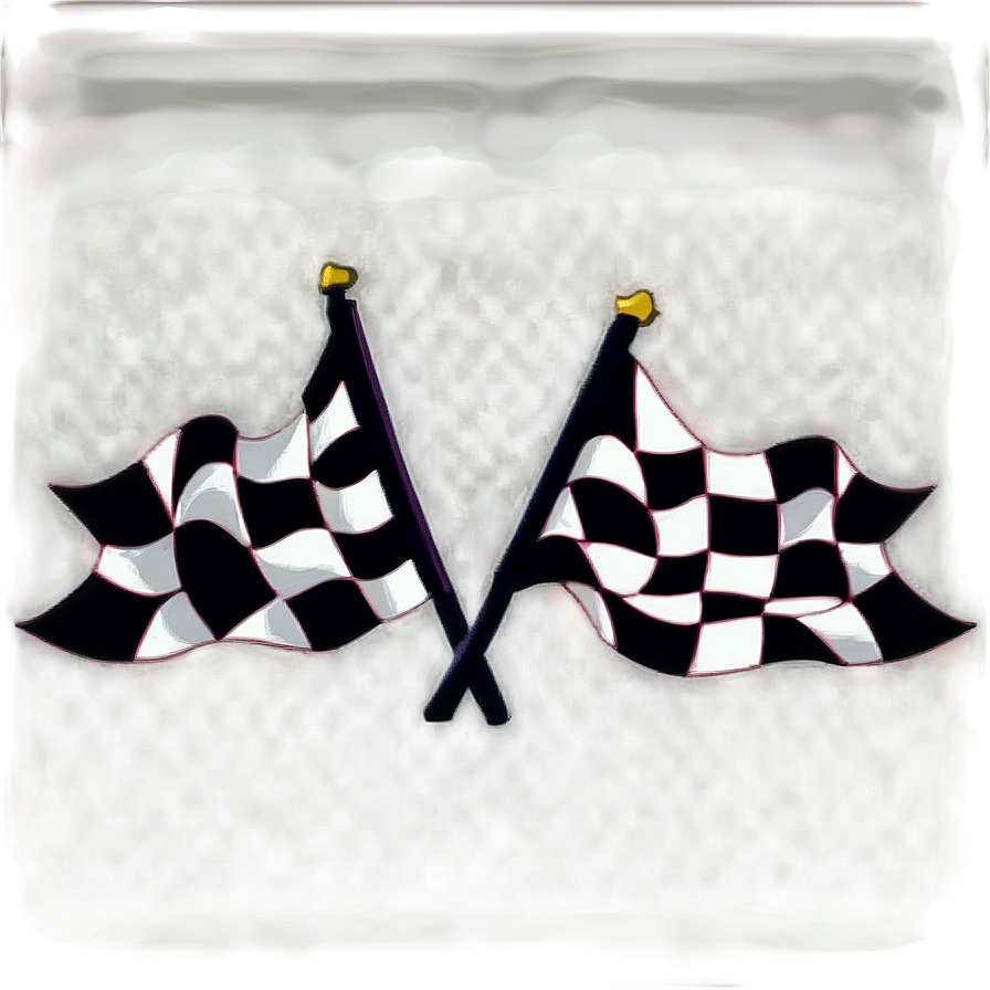 Checkered Flag Automobile Race Png Vfh PNG Image