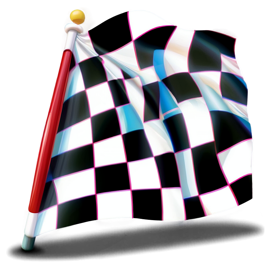 Checkered Flag Finish Line Celebration Png Lnm58 PNG Image