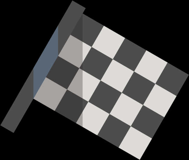 Checkered Flag Graphic PNG Image