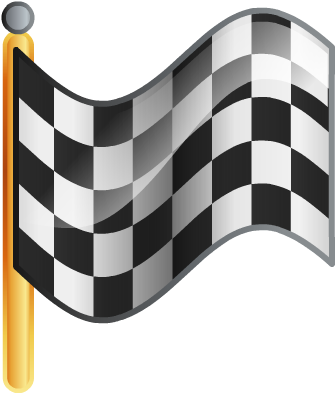 Checkered Flag Icon PNG Image