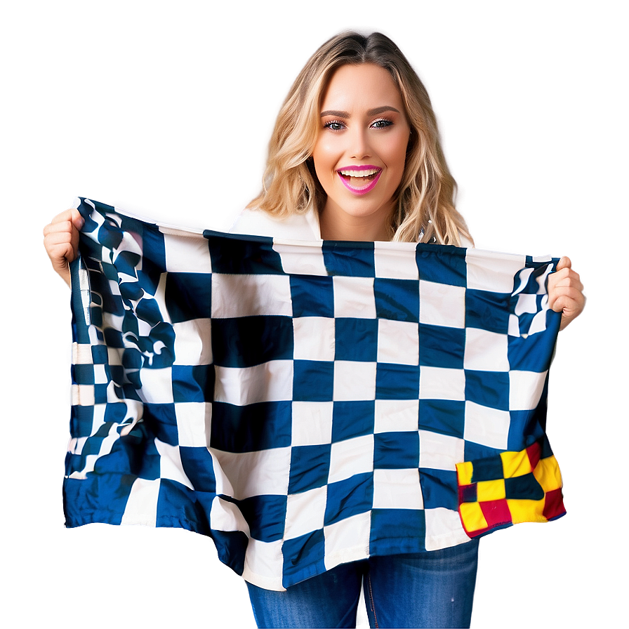 Checkered Flag Race Winner Png Fqw94 PNG Image