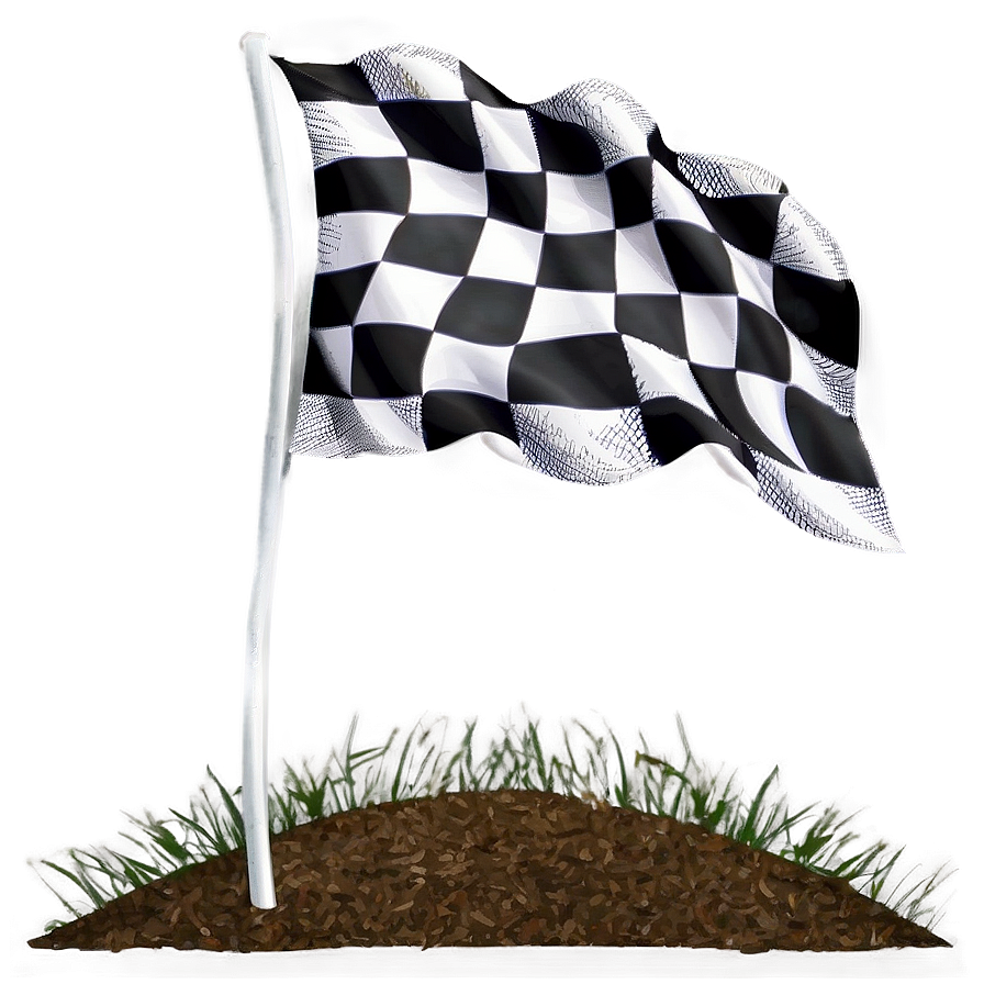 Checkered Flag Speed Competition Png Nht73 PNG Image